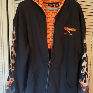 Harley Davidson zip up sweatshirt